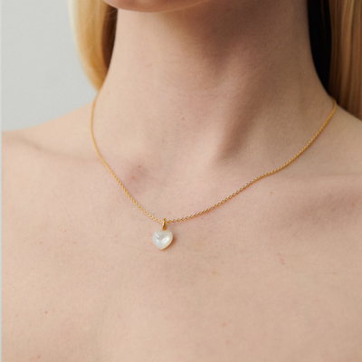 Pernille Corydon Ocean Heart halskæde N-387-GP