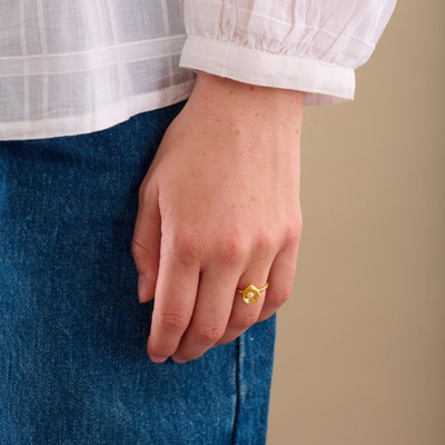 Pernille Corydon Hidden Pearl ring R-448-S