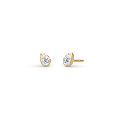 Julie Sandlau White Wisteria Drop øreringe ST401 GD CZ