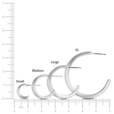 ByBiehl Ocean Flow Hoops Large øreringe 4-4203-R
