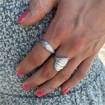 ByBiehl Ocean Flow Sparkle ring 5-4202A-R