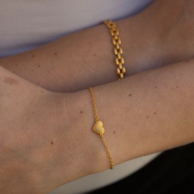 ByBiehl Just Love One Heart armbånd 2-4502-GP