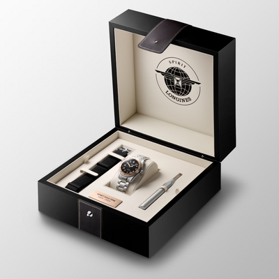 Longines Spirit Zulu Time 39mm L3.803.5.53.6