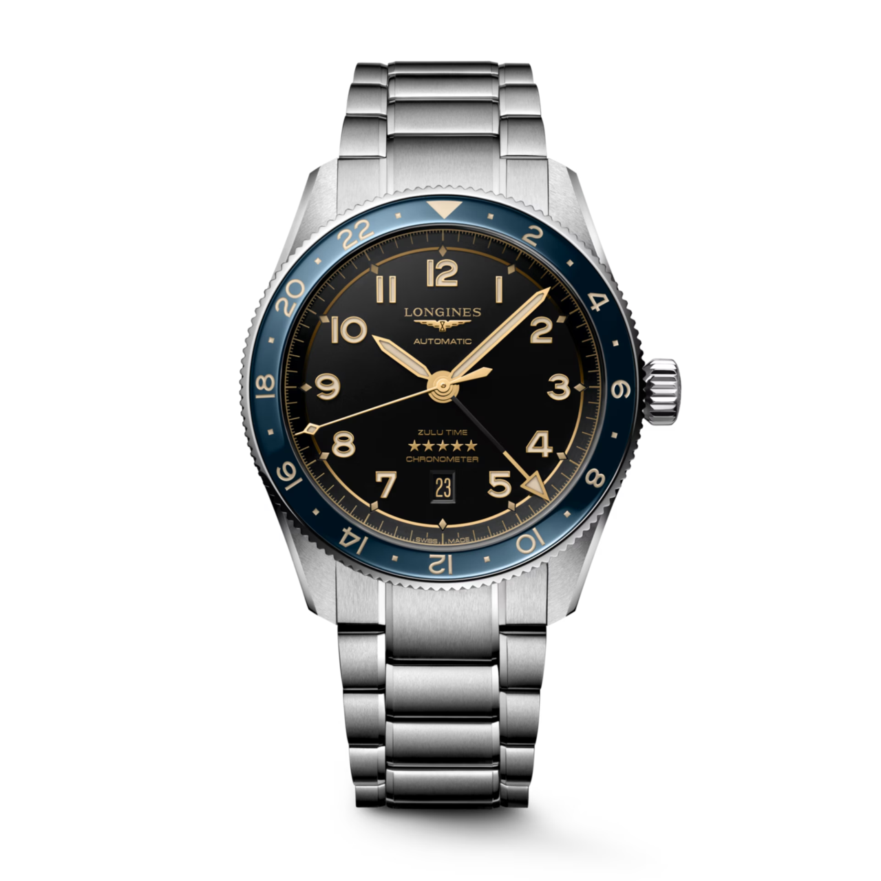 Longines Spirit Zulu Time 42mm L3.812.4.60.6