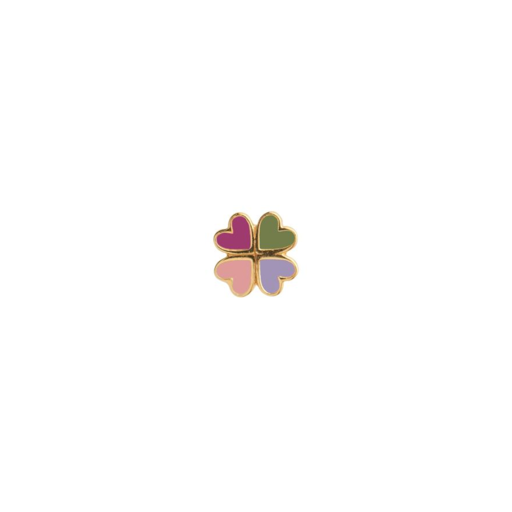 STINE A Jewelry Love Heart Clover ørering 1400-02