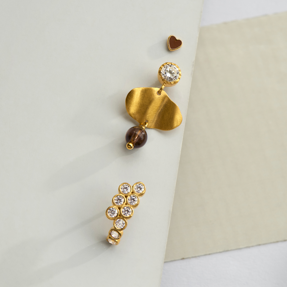 STINE A Jewelry Petit Cleo Mocha ørering 1411-02
