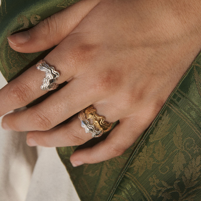 Camille Brinch Lille Blurry Layers ring SBLAR