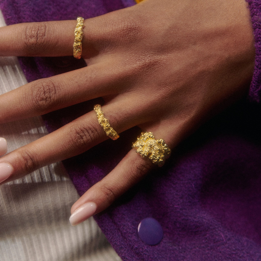 Camille Brinch Even Bigger Levitate Crush ring EBLCRR-FG