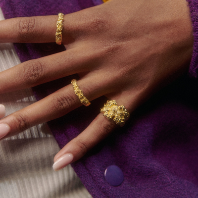 Camille Brinch Even Bigger Levitate Crush ring EBLCRR-FG