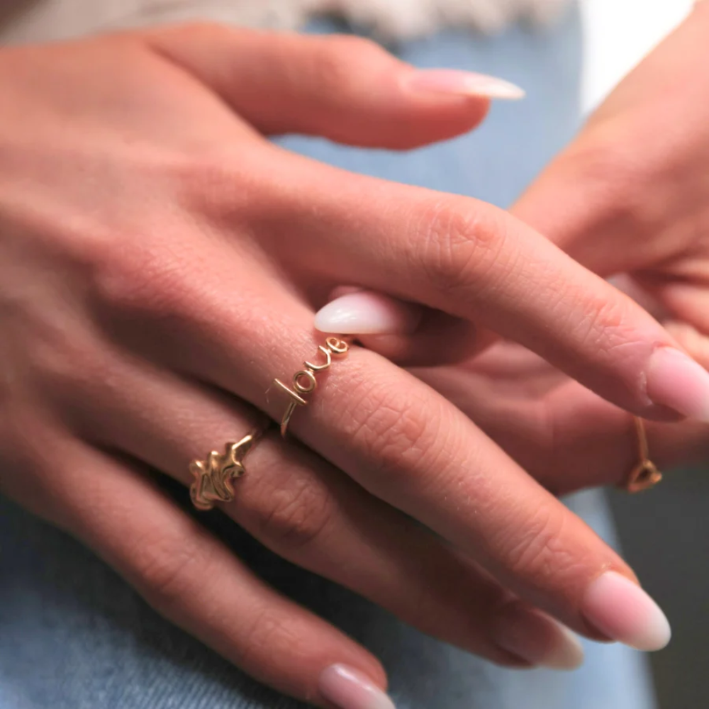 Sistie Fam Love ring Z4060GS