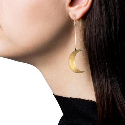 Jane Kønig Half Moon ørering JKHM001-G