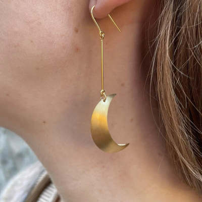 Jane Kønig Half Moon ørering JKHM001-G