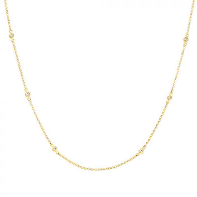Nuran Zoe halskæde 0,175ct V1002