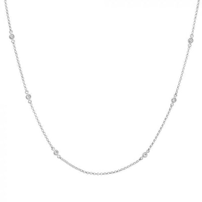 Nuran Zoe halskæde 0,175ct V1002H