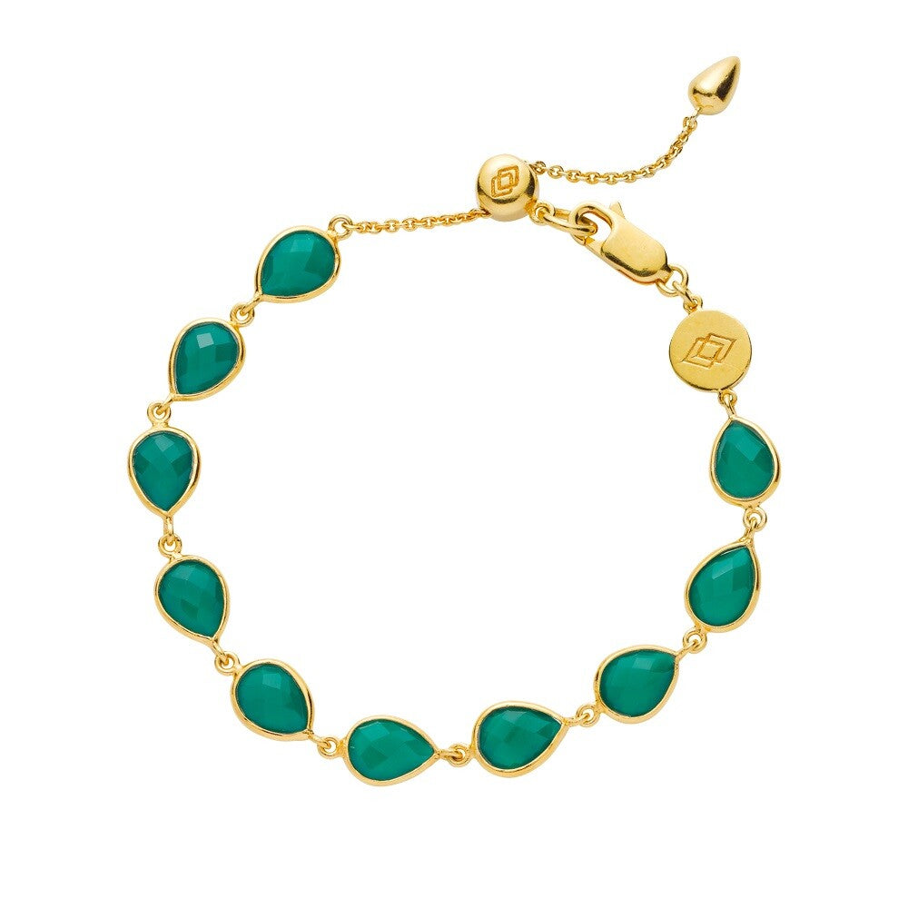Izabel Camille Athena armbånd A3056GS-GREENONYX