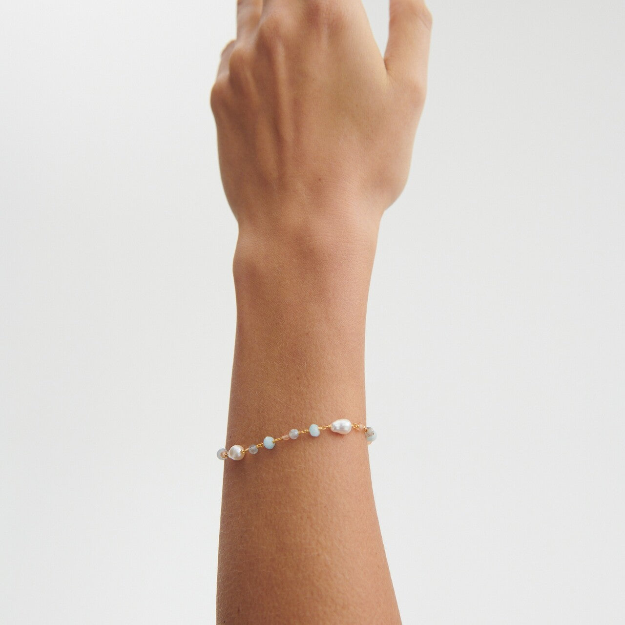 Pernille Corydon Mellow Blue armbånd B-375-GP