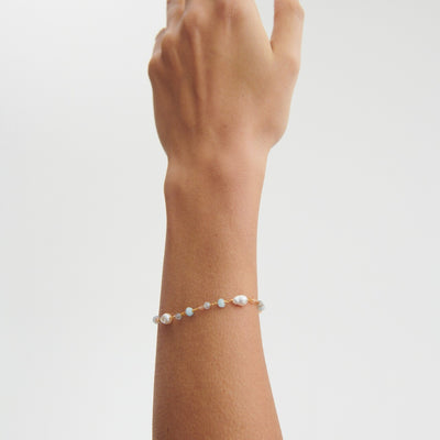 Pernille Corydon Mellow Blue armbånd B-375-GP