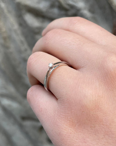 Mads Z Crown ring 0,04ct 1641604