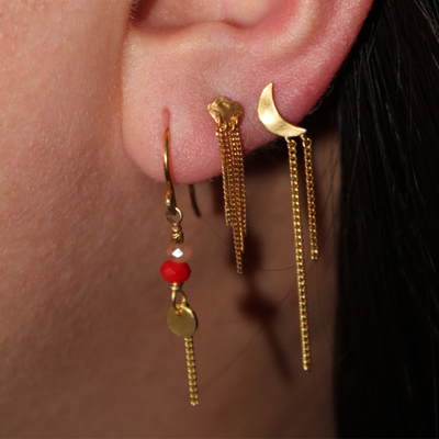 STINE A Jewelry Petit Shell Reflections with chains ørering 1416-02