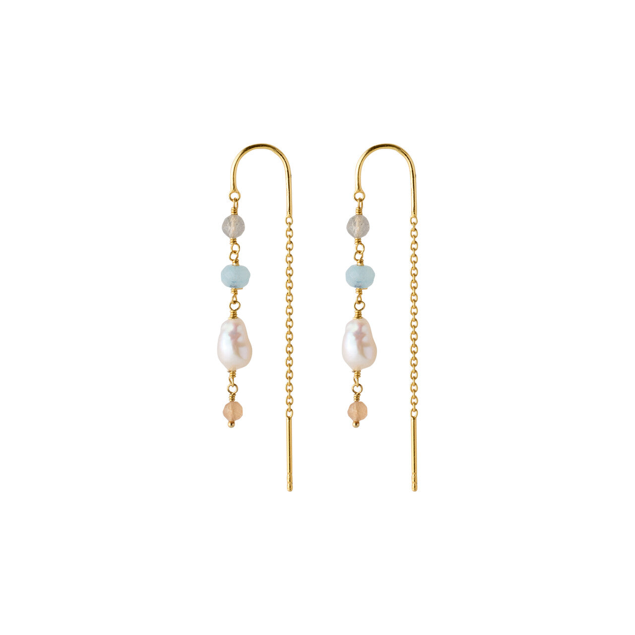 Pernille Corydon Mellow Blue øreringe E-375-GP