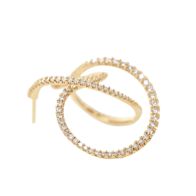 OLE LYNGGAARD COPENHAGEN Twisted Love Bands ørering A3096-401