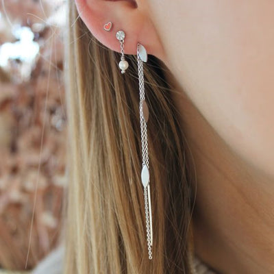 STINE A Jewelry Tres Petit Etoile with Pearl ørering 1283-00
