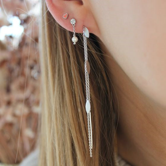 STINE A Jewelry Tres Petit Etoile with Pearl ørering 1283-00