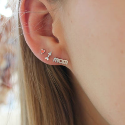 STINE A Jewelry Petit Love Heart ørering 1181-00-CORAL