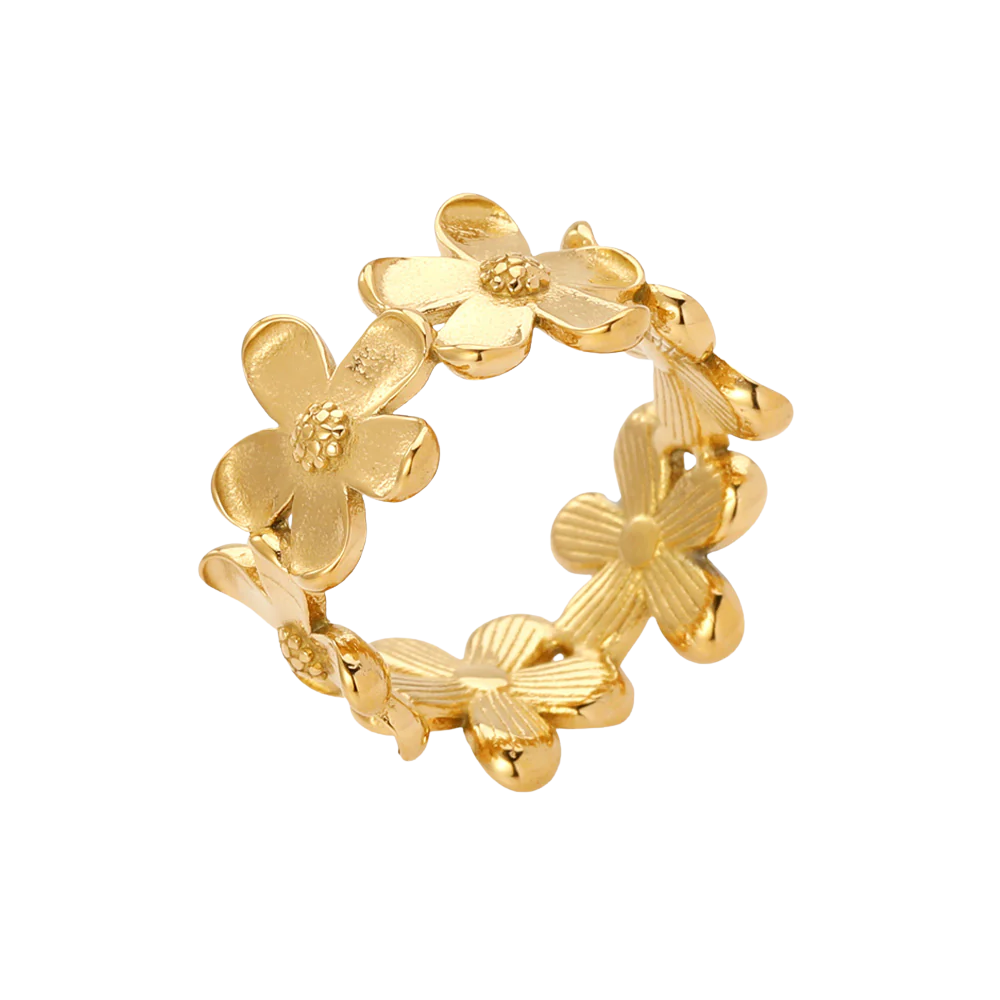 Sistie2ND Camellia ring ZX4020GS