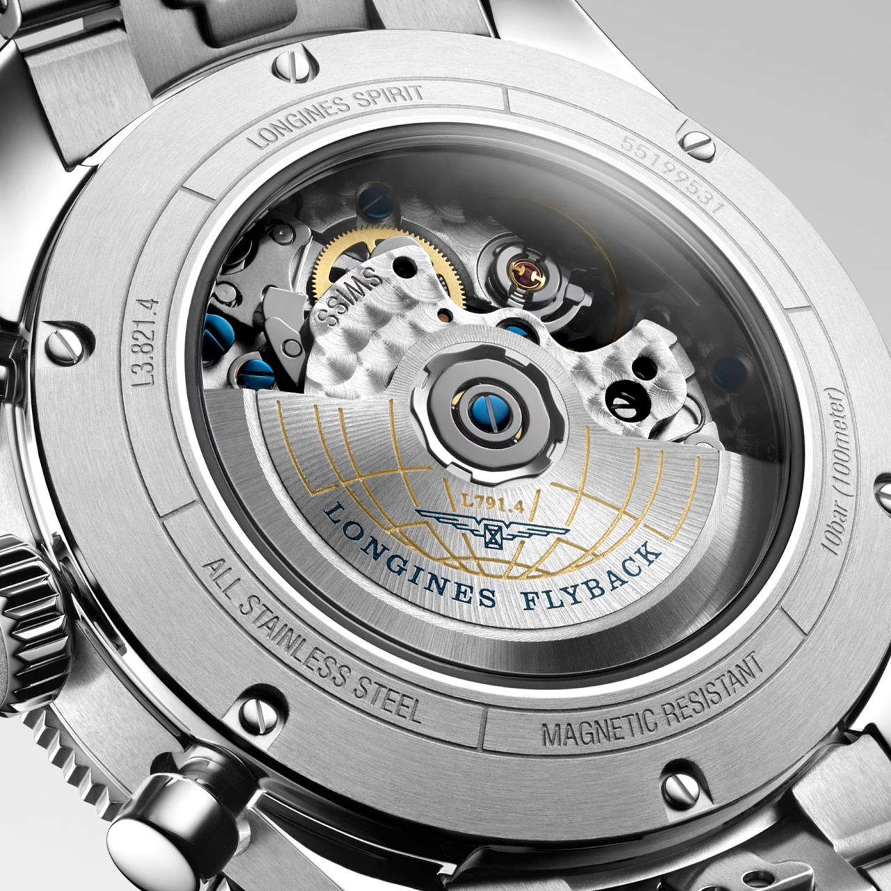 Longines Spirit Flyback 42mm L3.821.4.53.6