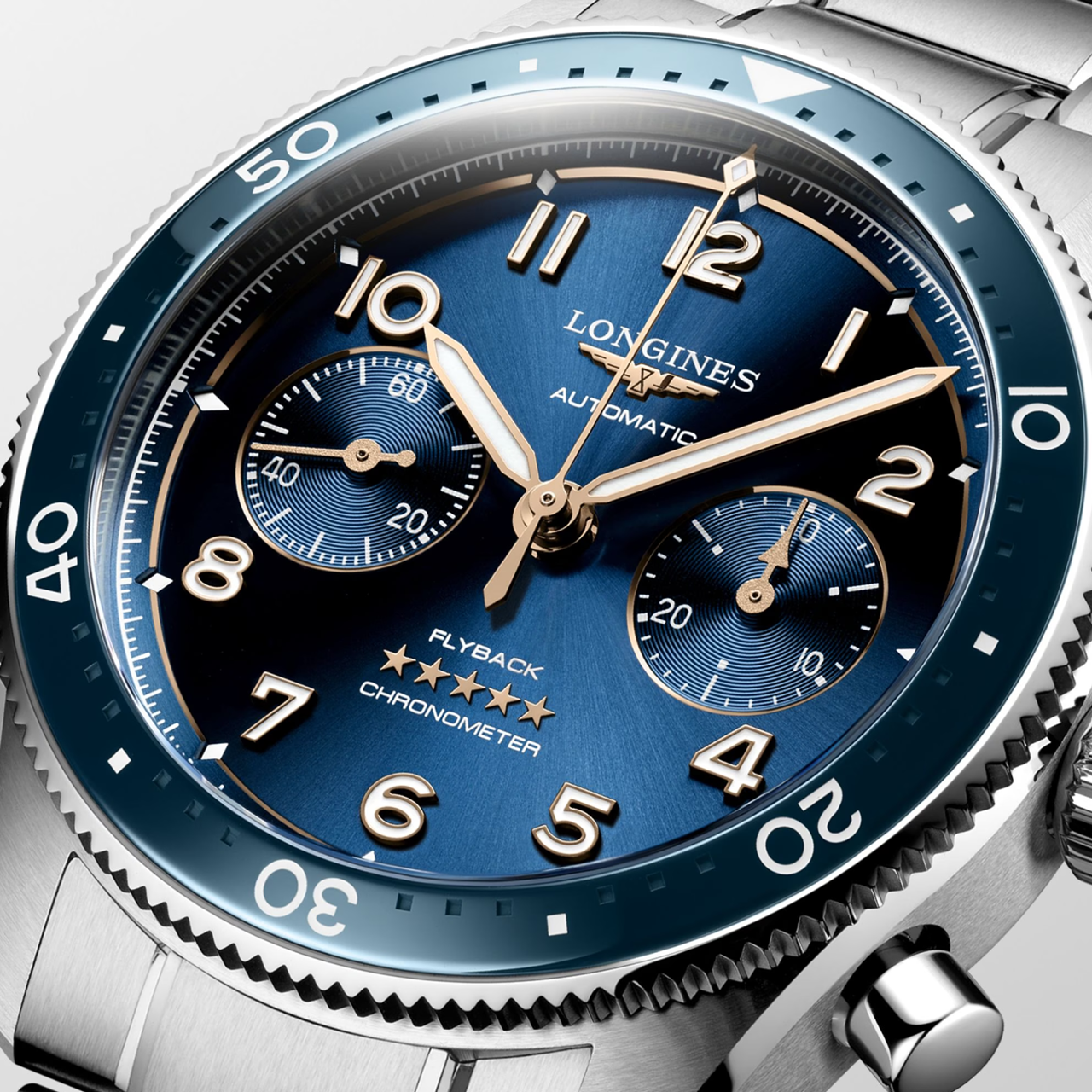 Longines Spirit Flyback 42mm L3.821.4.93.6