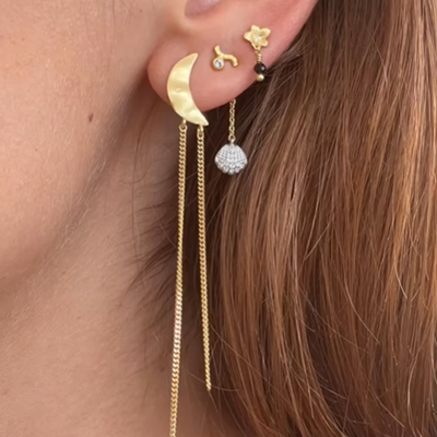 STINE A Jewelry Bella Moon with chains ørering 1313-02