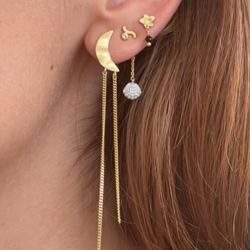 STINE A Jewelry Bella Moon with chains ørering 1313-02