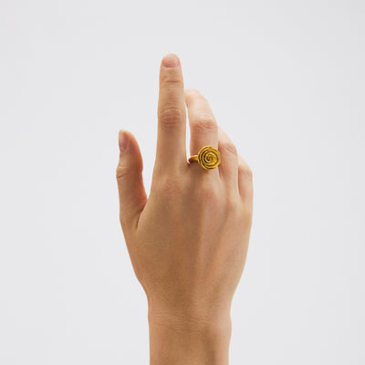 Pernille Corydon Rose ring R-537-GP