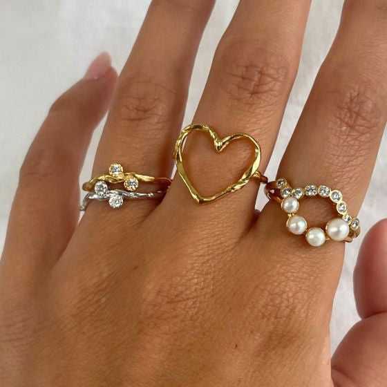 STINE A Jewelry Pearl Berrie ring 4055-02