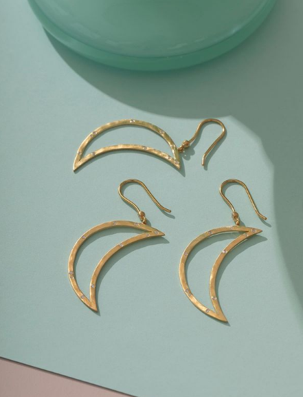 STINE A Jewelry Big Bella Moon ørering 1260-02
