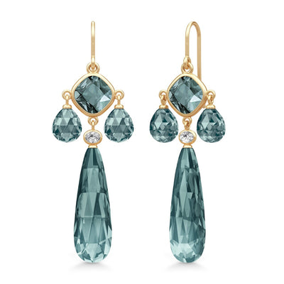 Julie Sandlau Ofelia Chandeliers øreringe HKS822 GD MD CR CZ